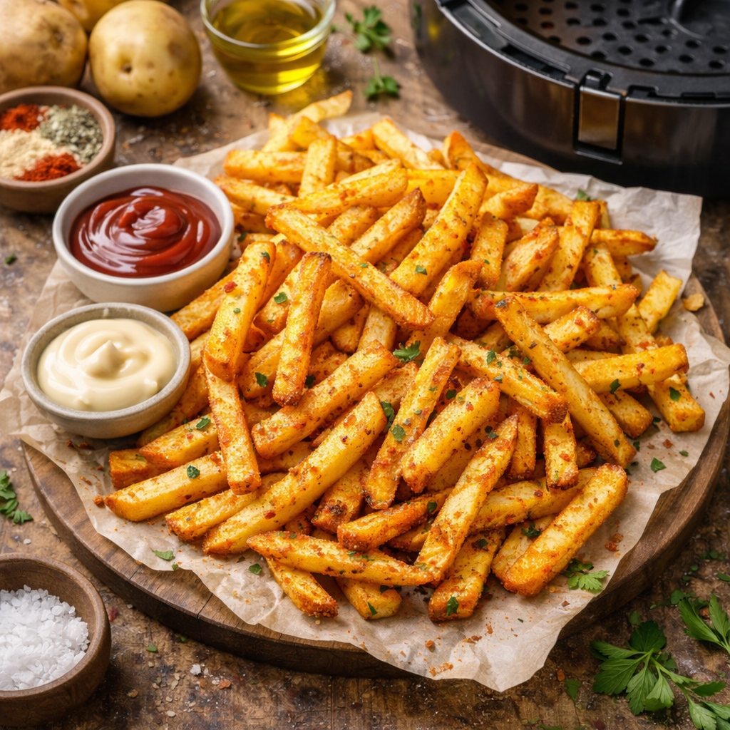 Airfryer-Pommes – Perfekt & Fettarm