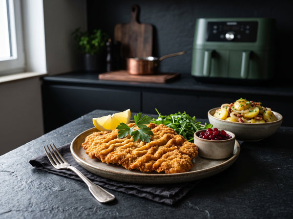 Knuspriges Putenschnitzel aus dem Airfryer in 15 Minuten