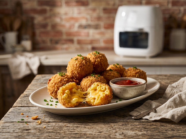 Mac-and-Cheese-Bällchen aus dem Airfryer – Familien-Liebling