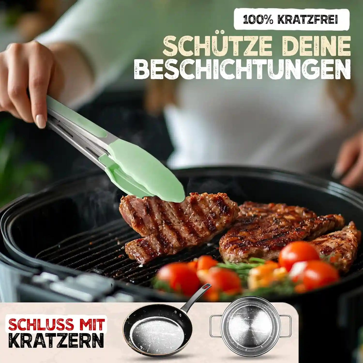 Küchenzange 2er-Set