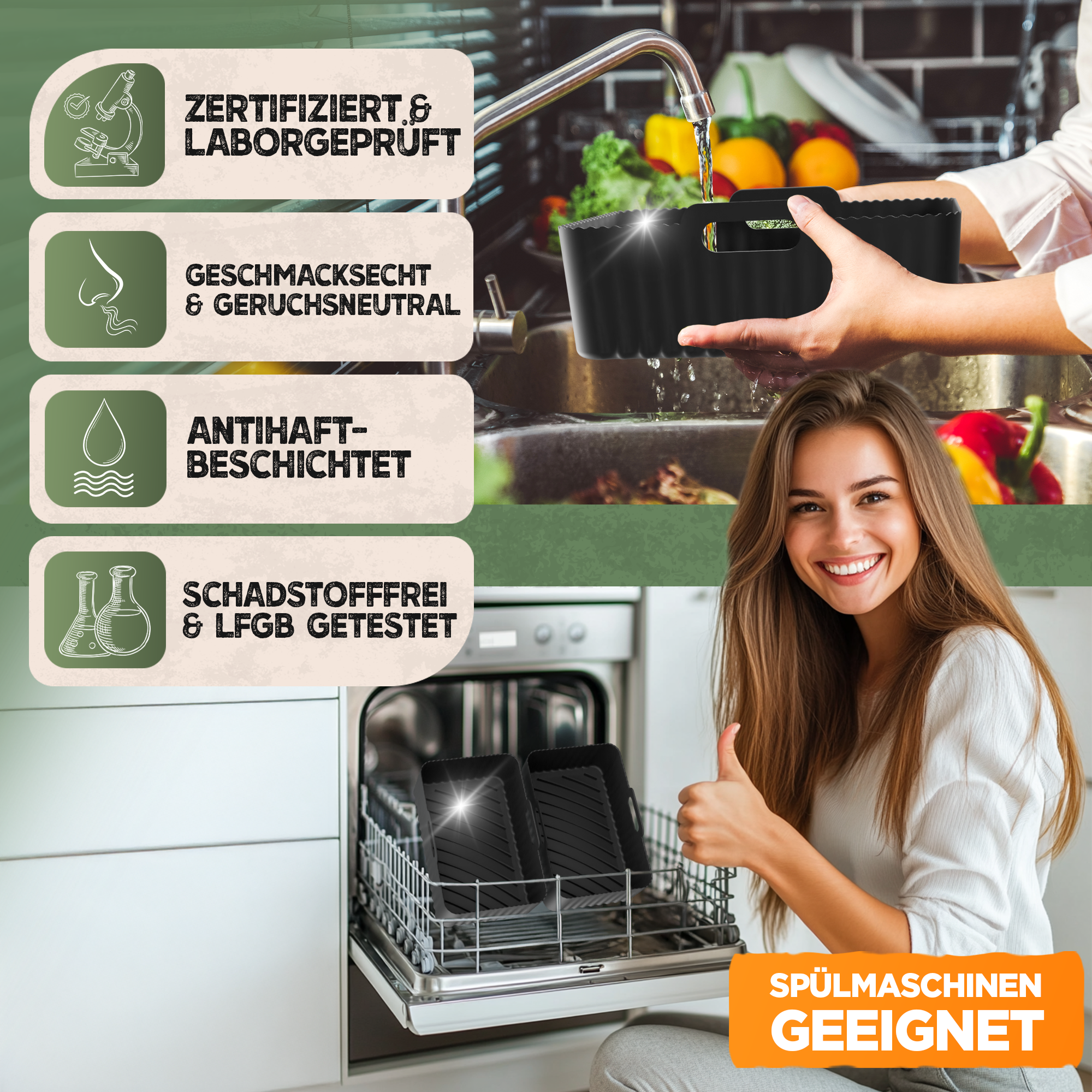 Ninja Heißluftfritteuse Zubehör Set XXL