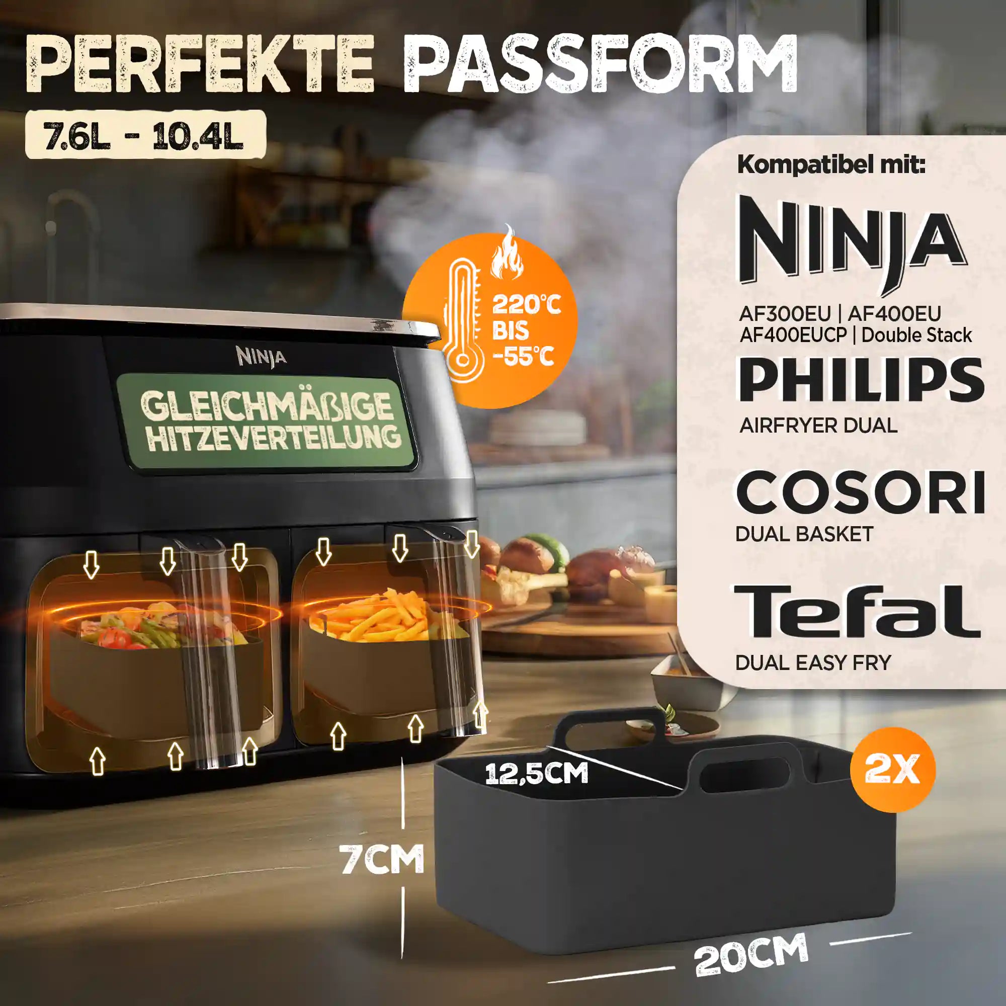 XL Zubehör-Set für Ninja Foodi 12tlg.