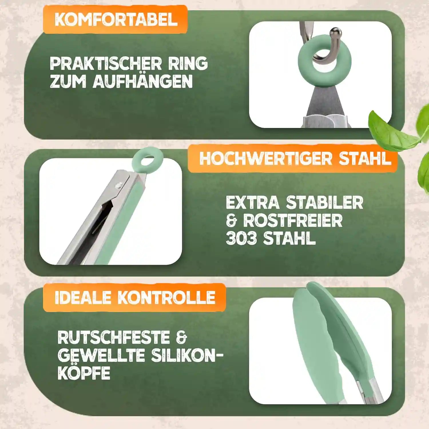 Küchenzange 2er-Set