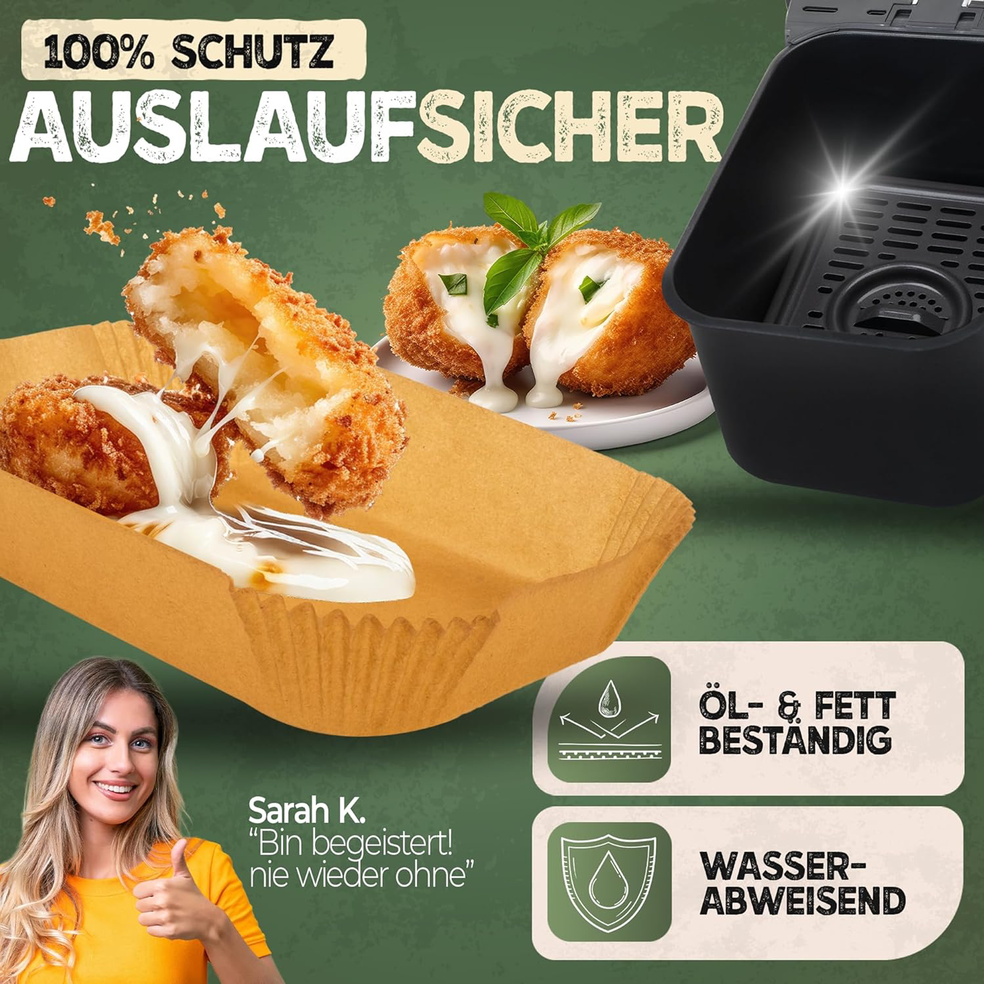 Ninja Heißluftfritteuse Zubehör Set XXL