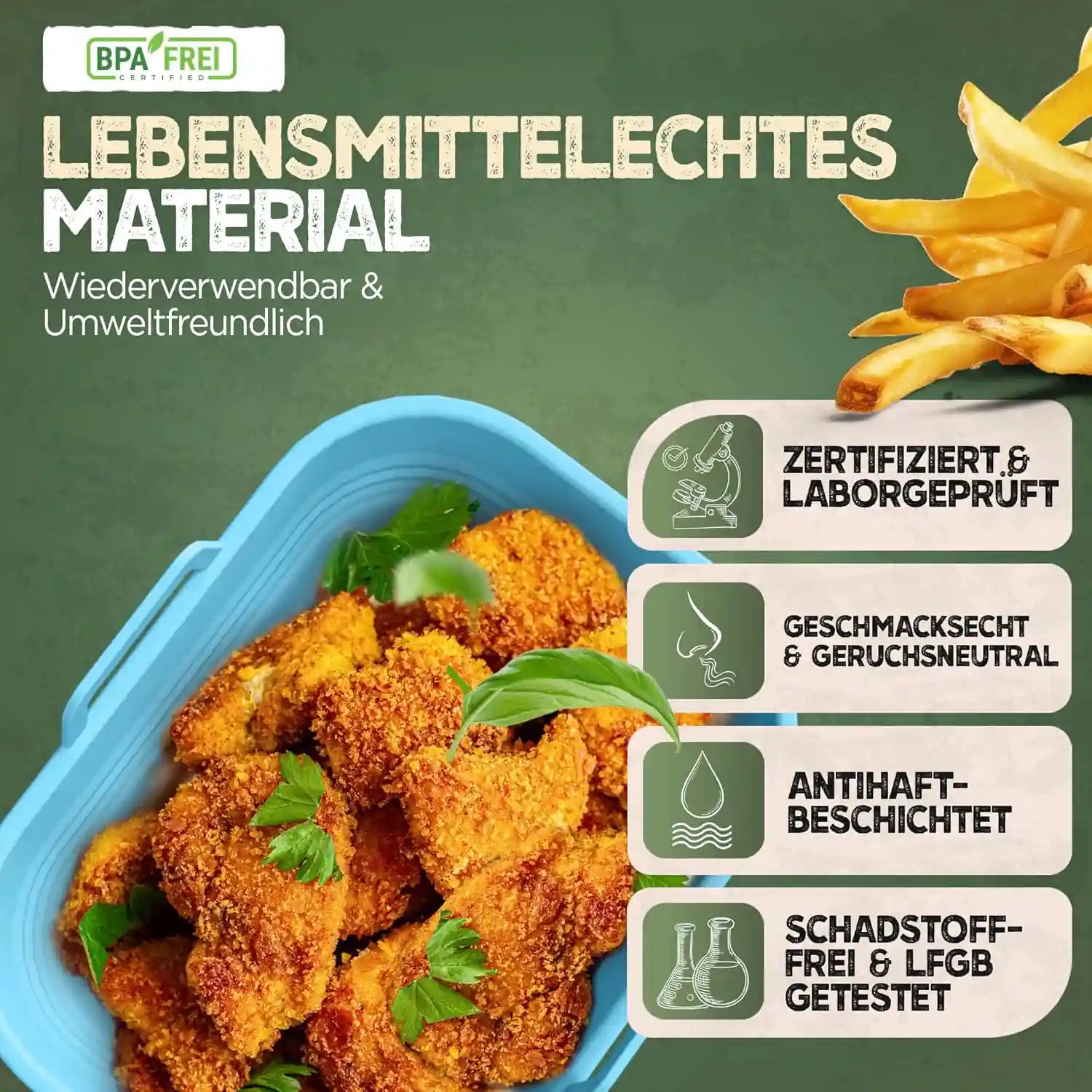 2er Set Silikonform Faltbar für Dual Zone