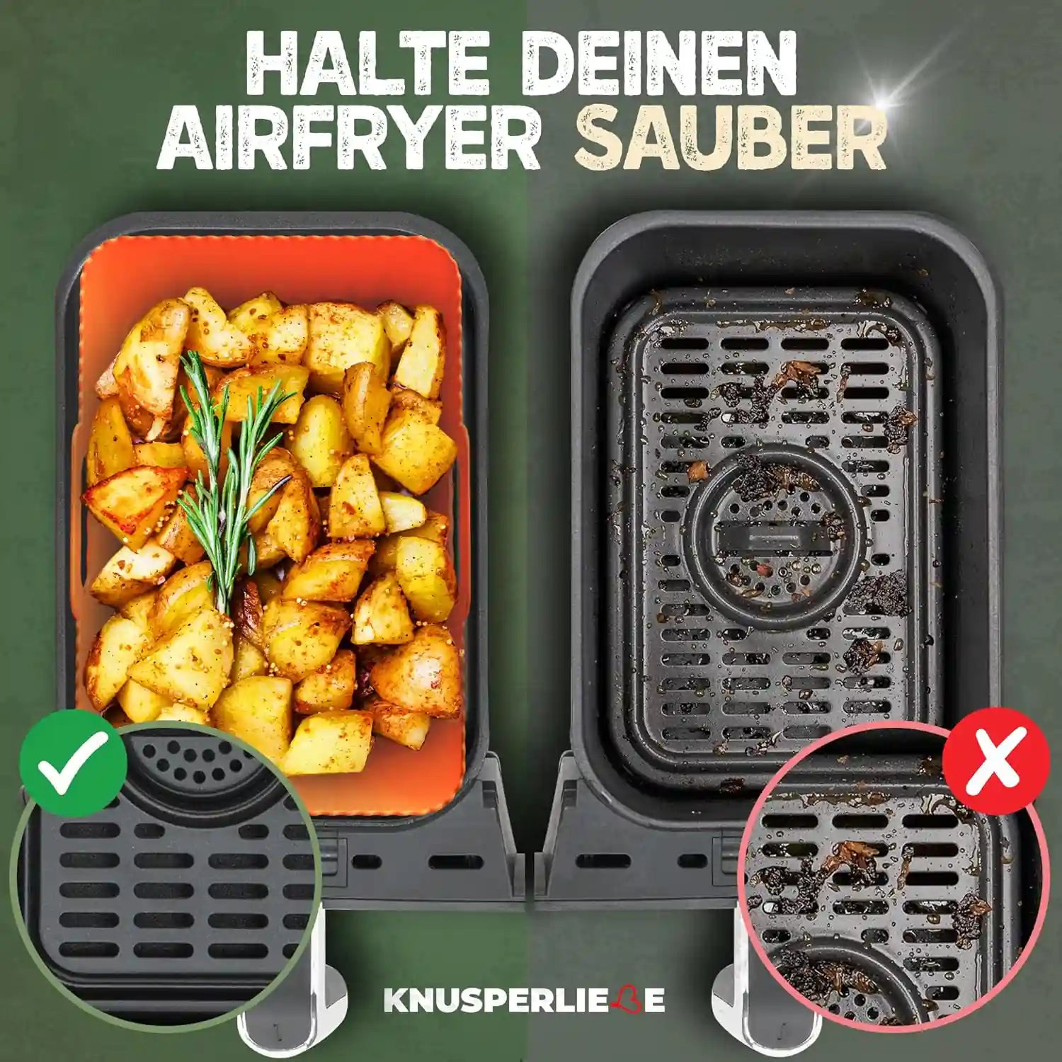 2er Set Silikonformen - Dual Zone