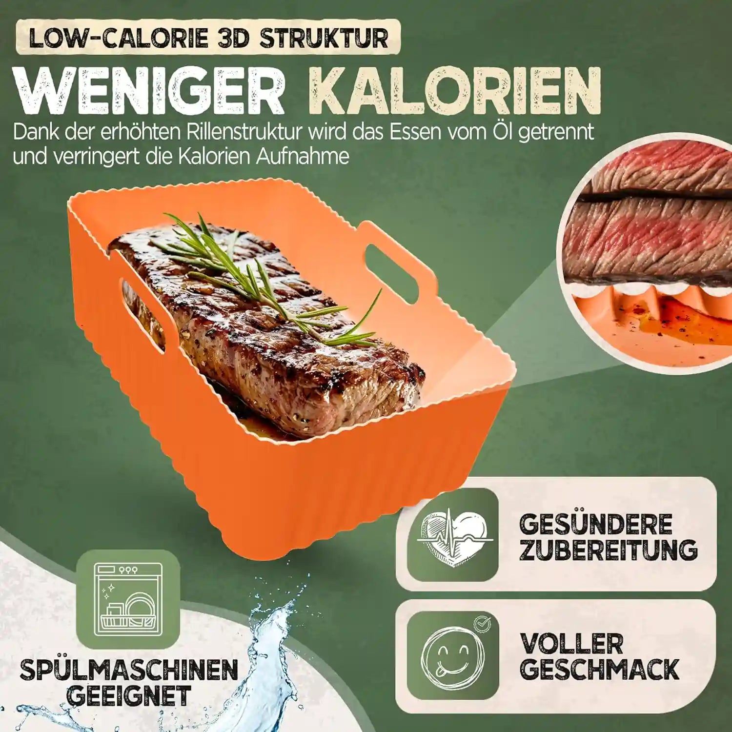 2er Set Silikonformen - Dual Zone