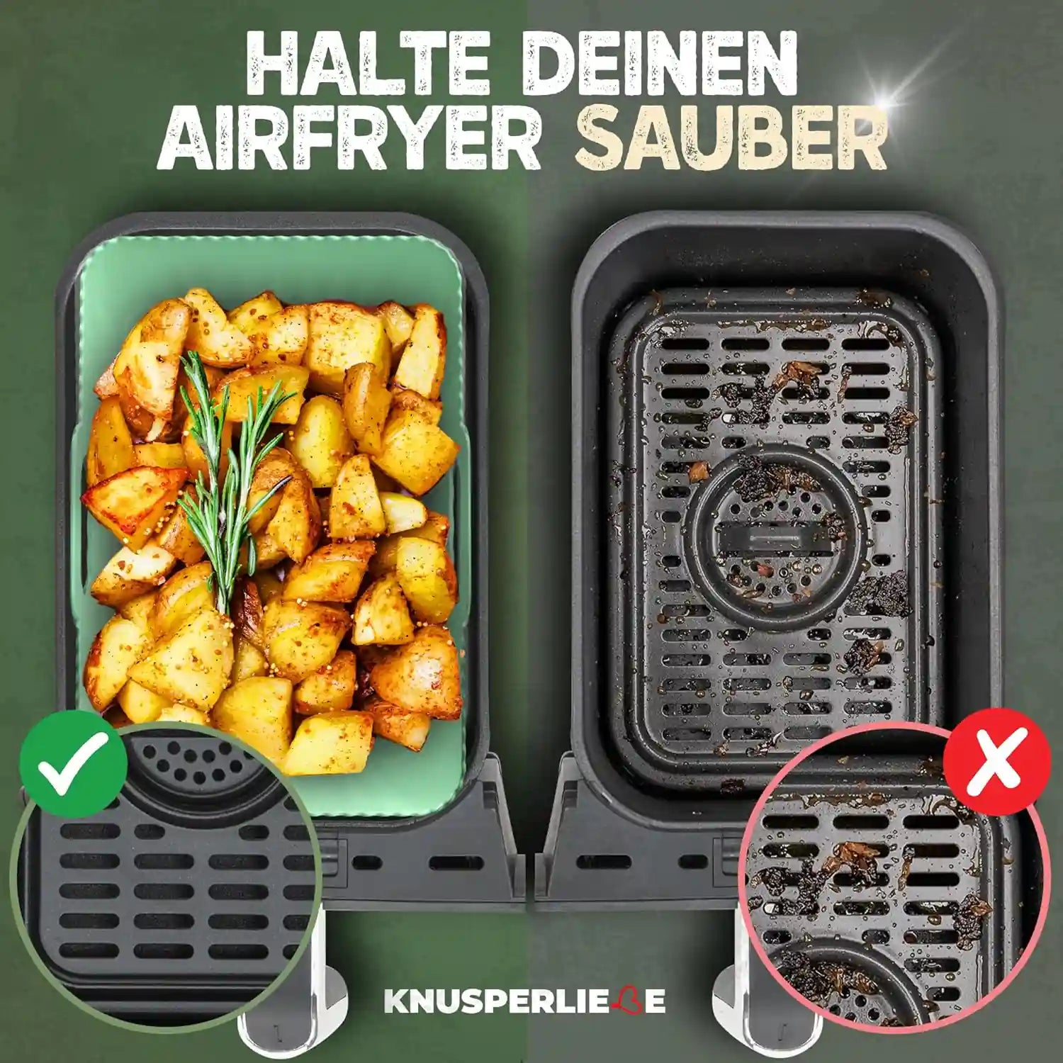 2er Set Silikonformen - Dual Zone