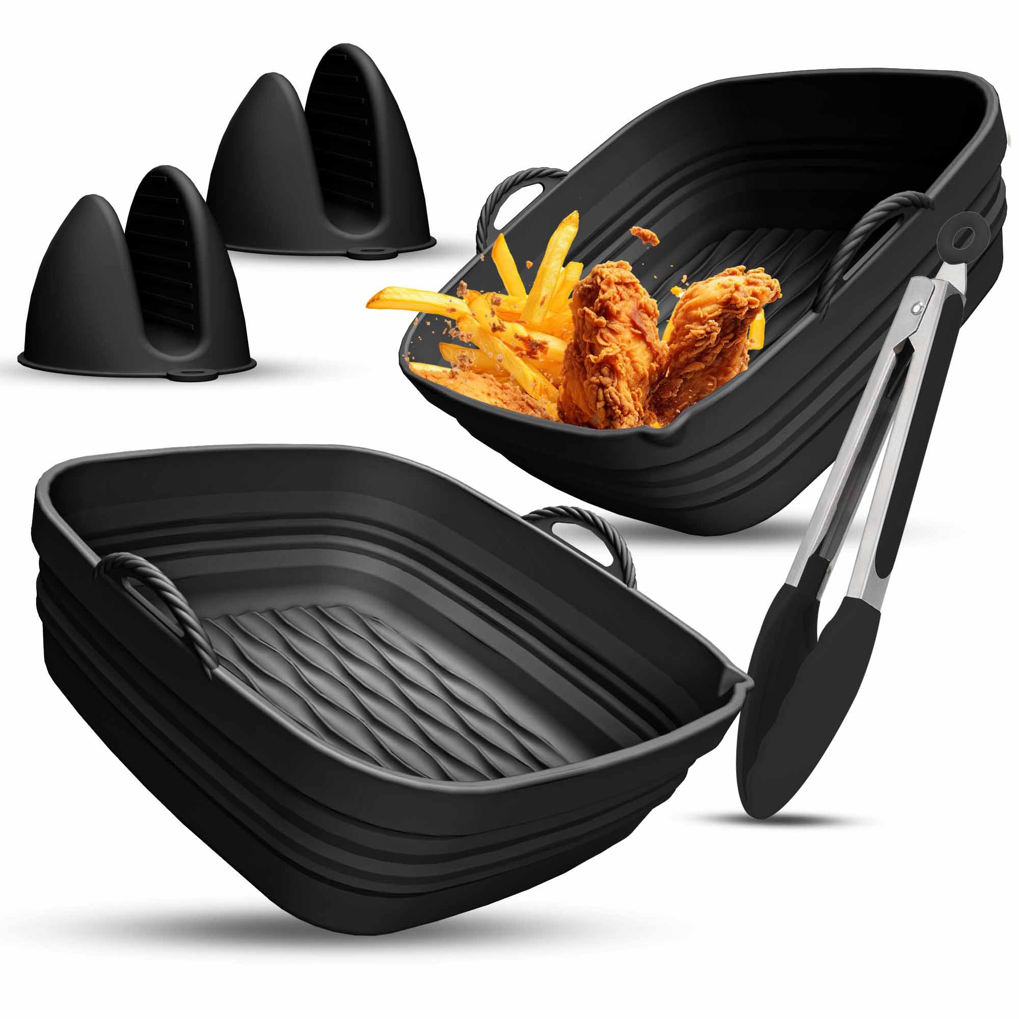 Starter-Bundle faltbar für eckige Heißluftfritteusen