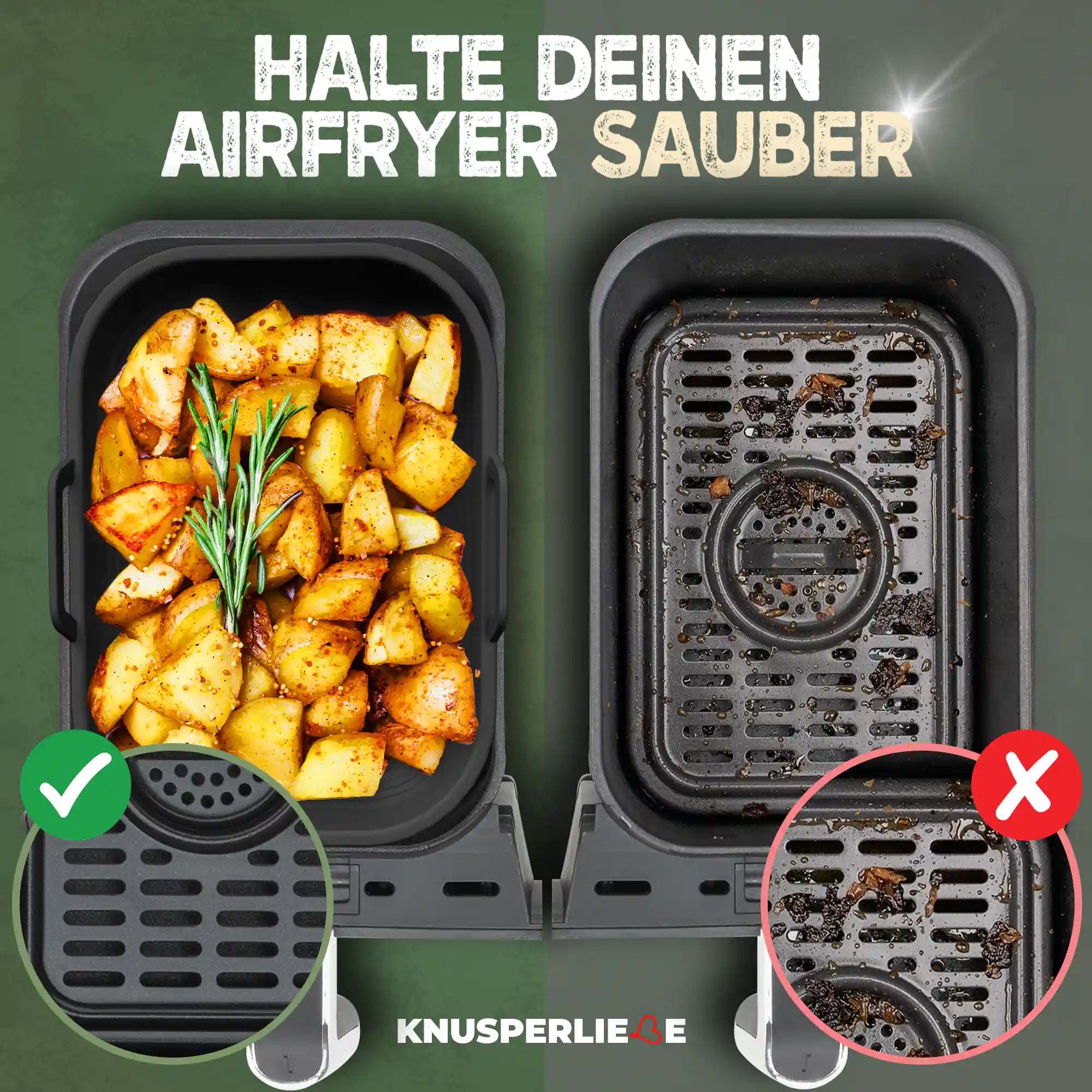 2er Set Silikonform Faltbar für Dual Zone