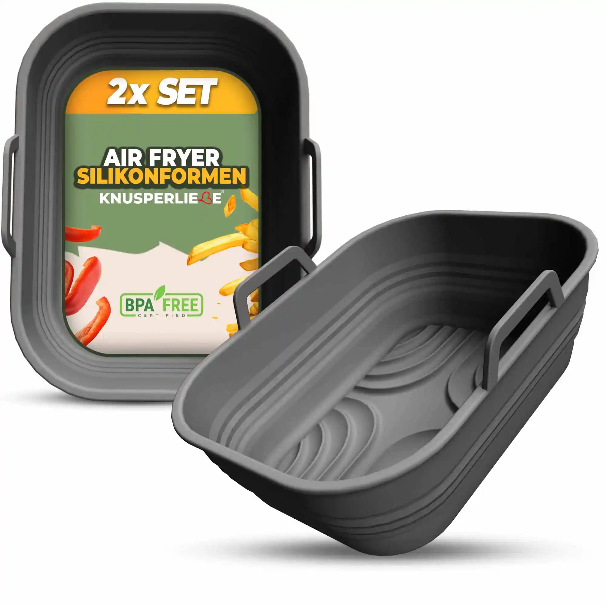 2er Set Silikonform Faltbar für Dual Zone