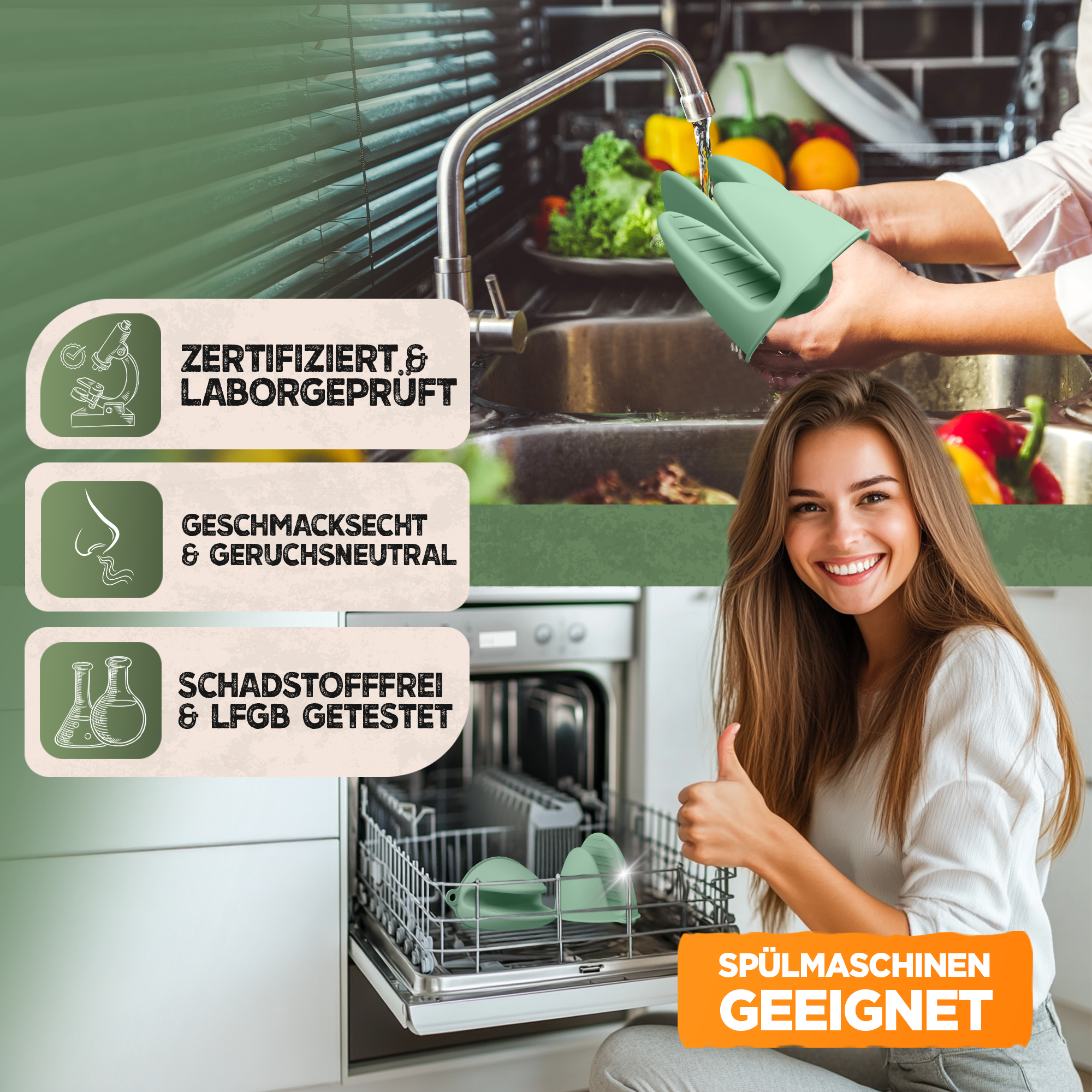 Ofenhandschuhe 2er Set