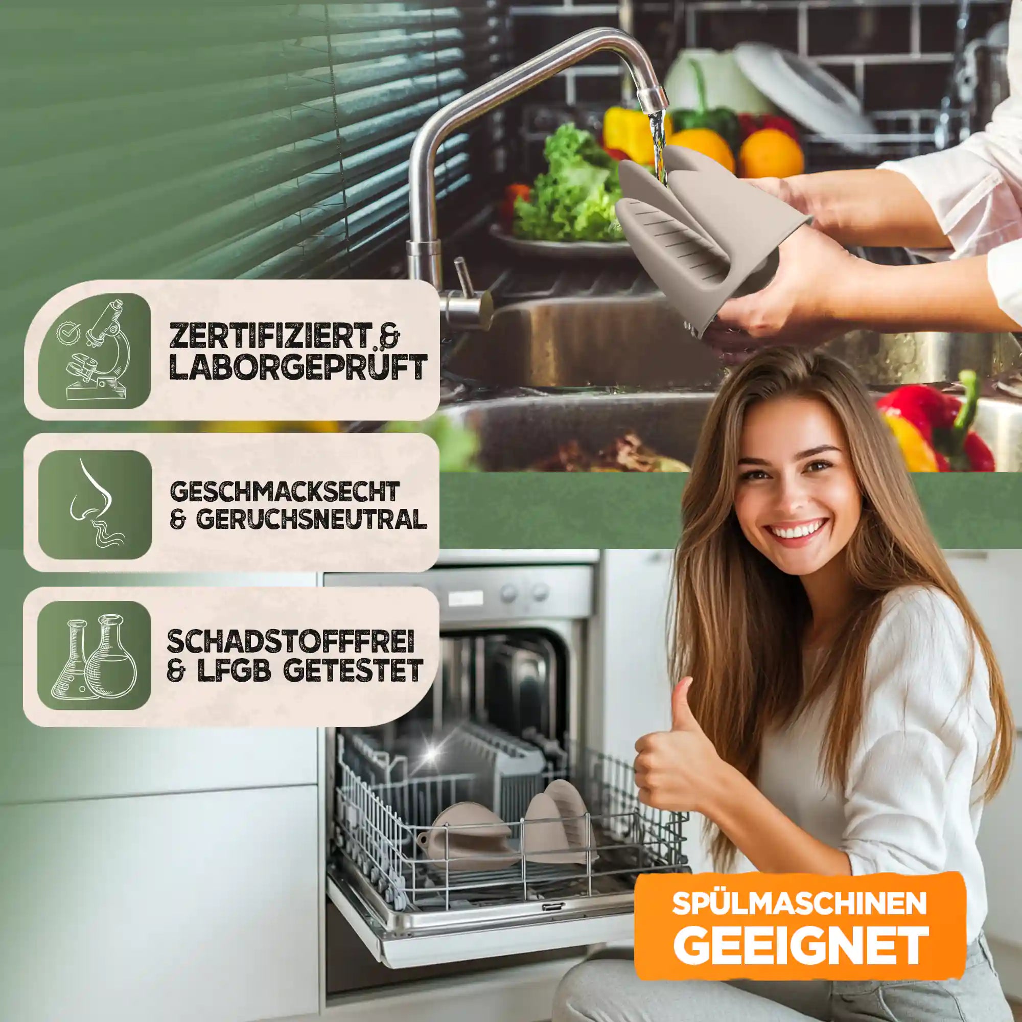 Ofenhandschuhe 2er Set