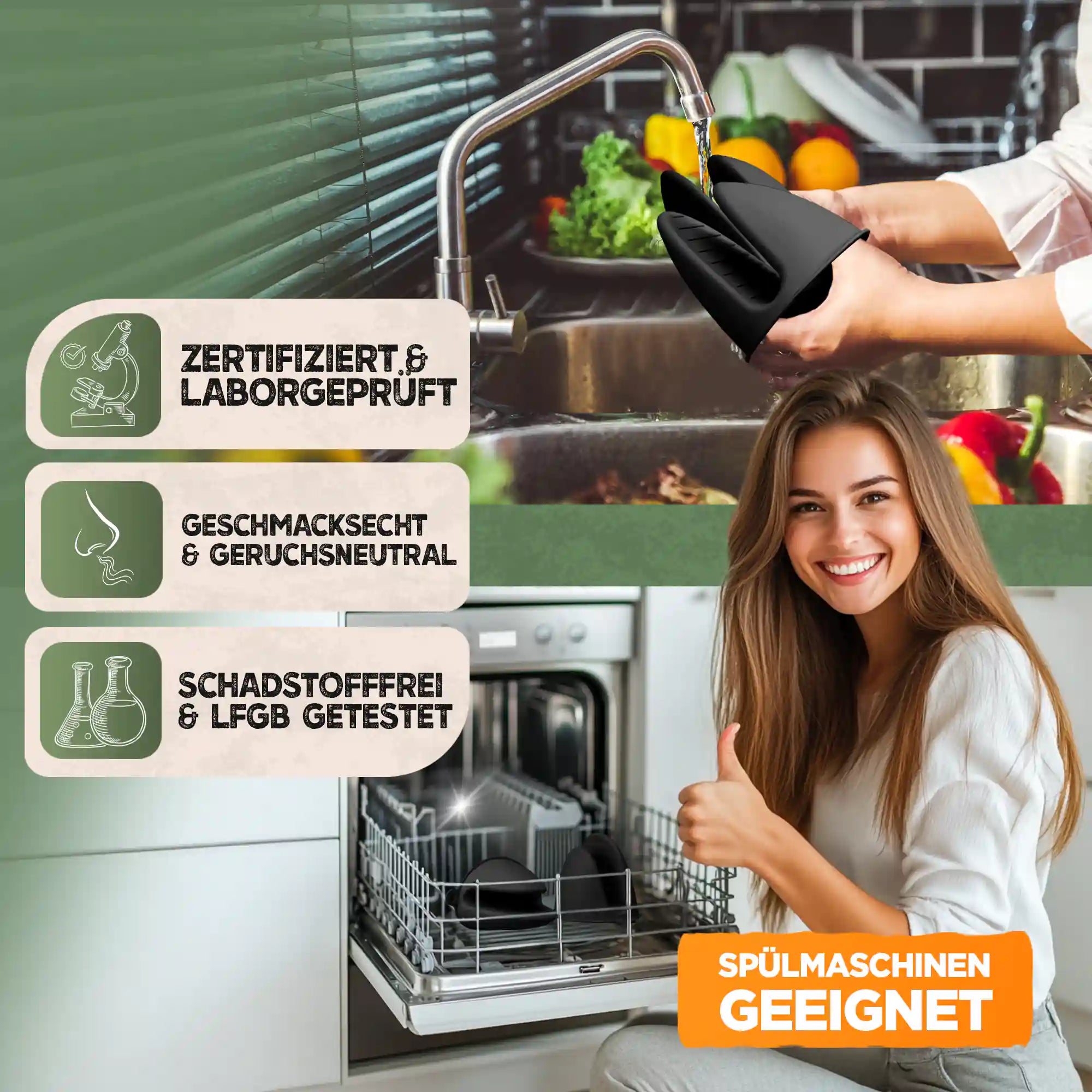 Ofenhandschuhe 2er Set