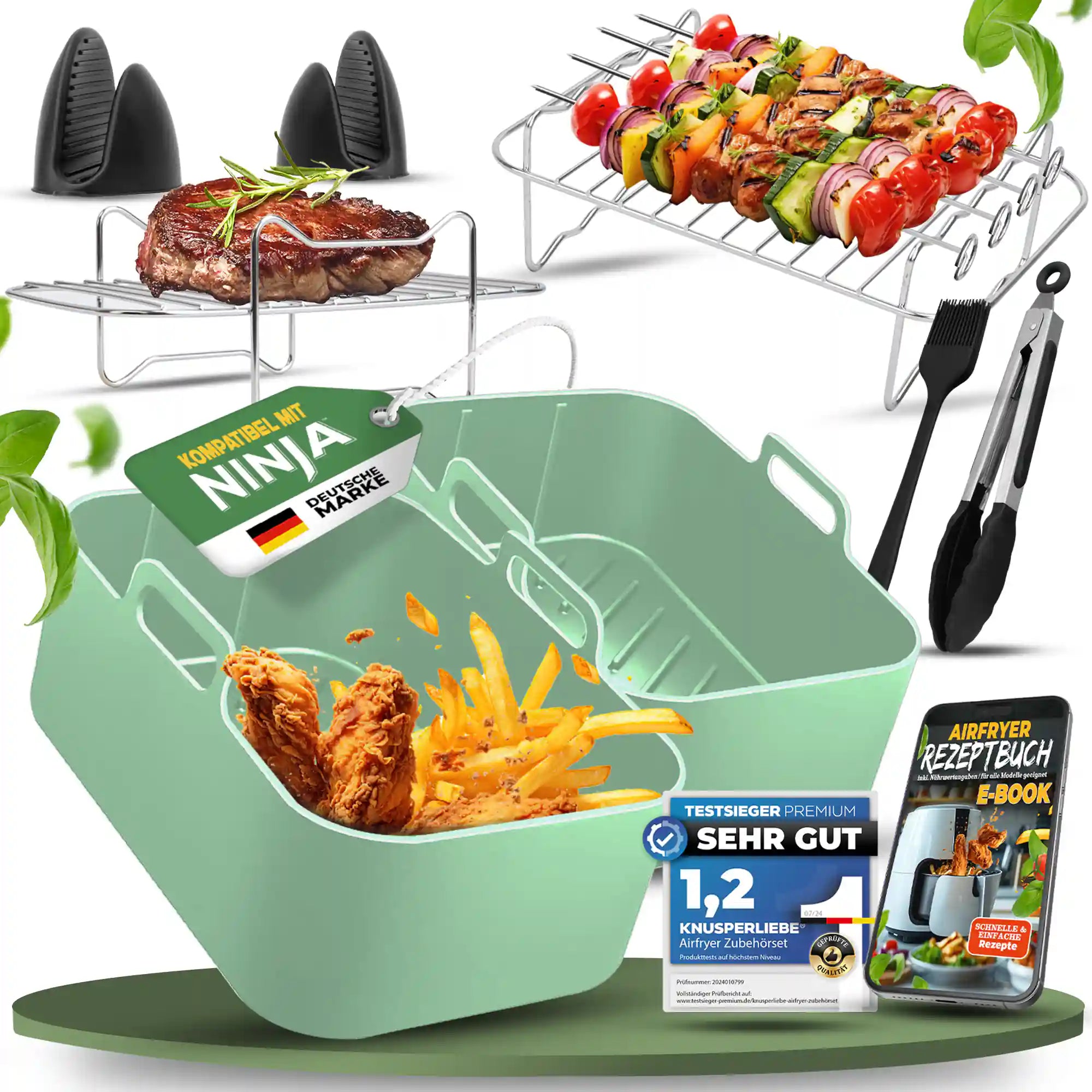 XL Zubehör-Set für Ninja Foodi 12tlg.