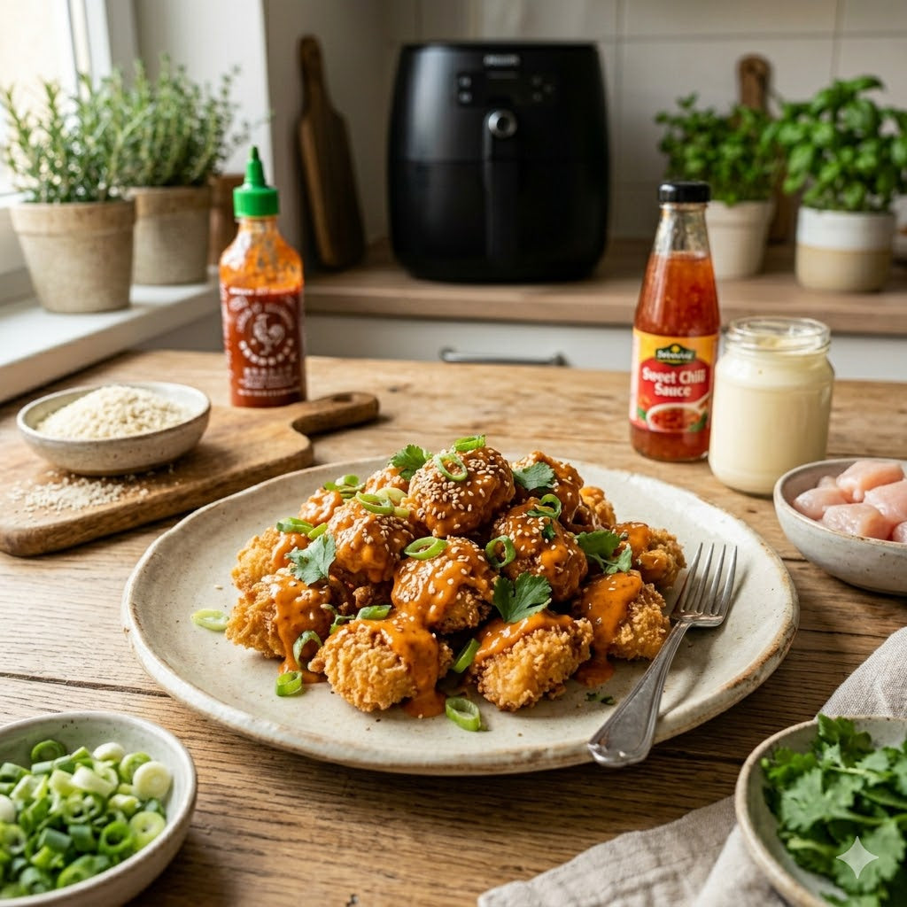 Bang Bang Chicken aus dem Airfryer – viraler TikTok-Hit