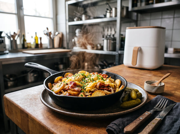 Bauernfrühstück aus dem Airfryer in 15 Minuten