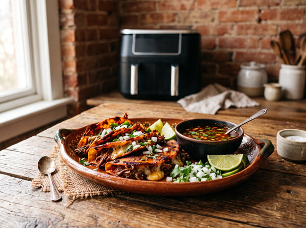 Birria Tacos aus dem Airfryer – viraler TikTok-Klassiker