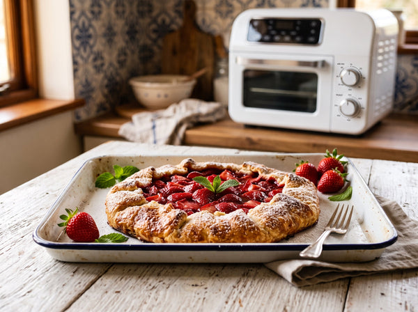 Erdbeer-Galette aus dem Airfryer – frischer Mai-Genuss