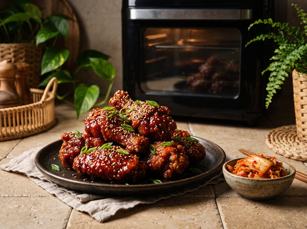 Korean Fried Chicken aus dem Airfryer – viraler Gochujang-Hit