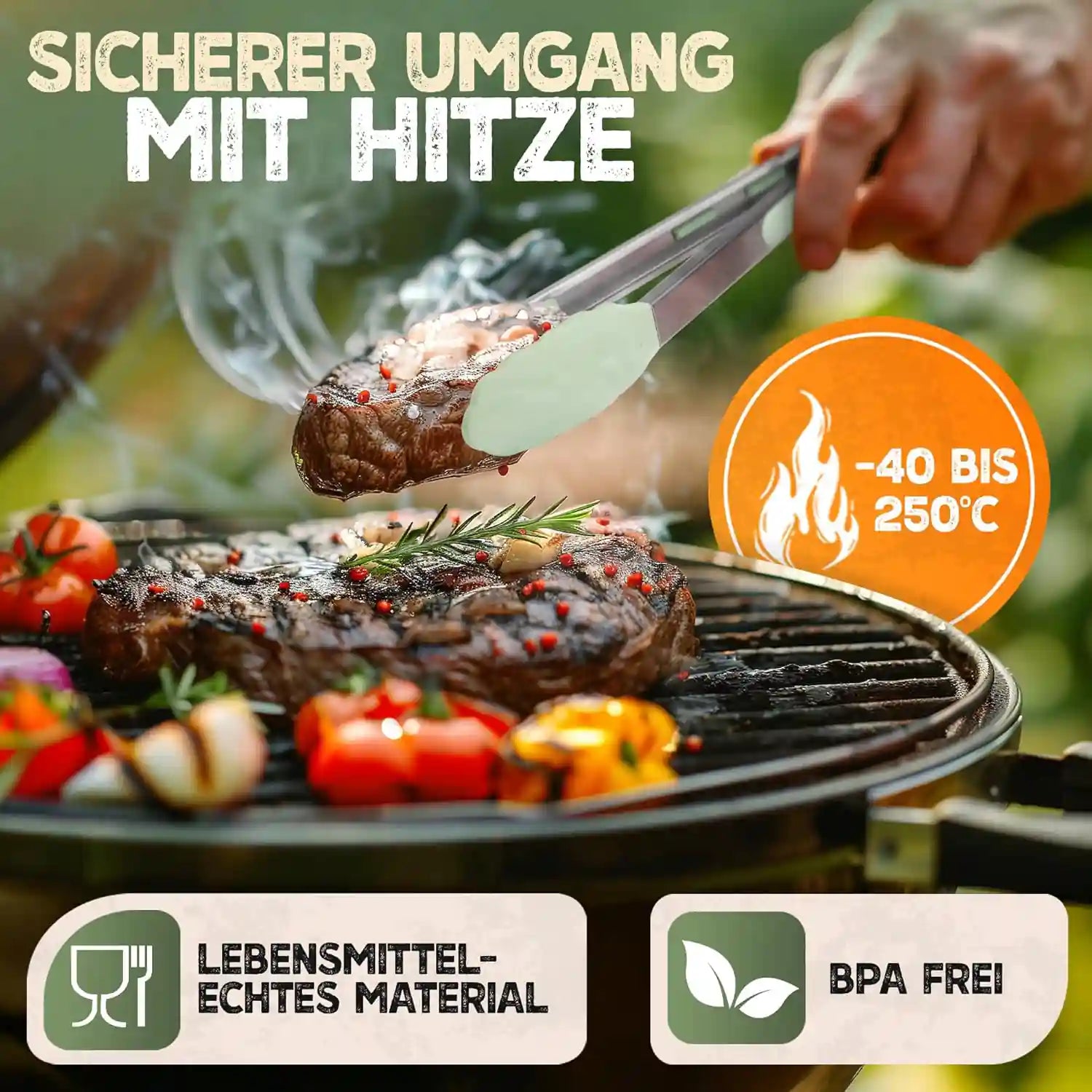 Küchenzange 2er-Set