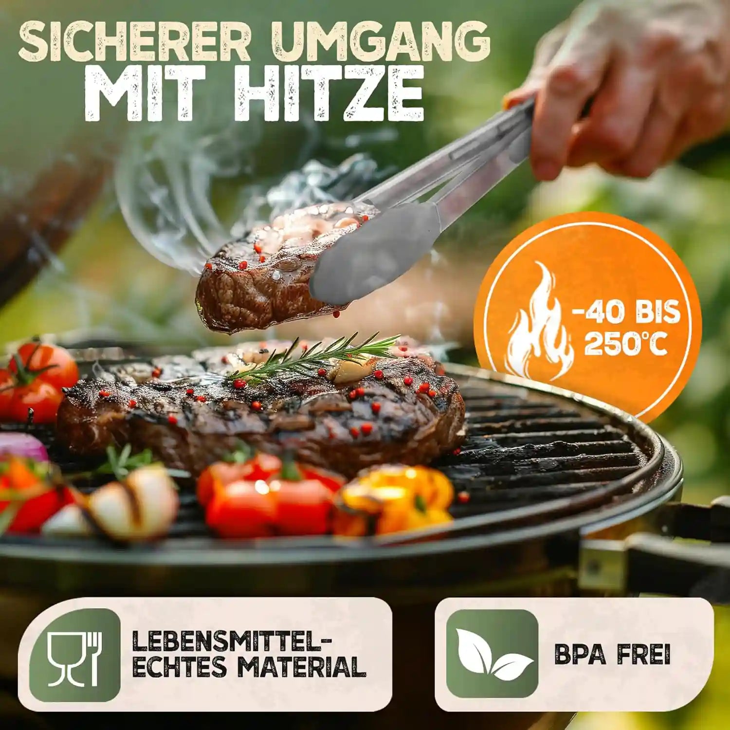 Küchenzange 2er-Set