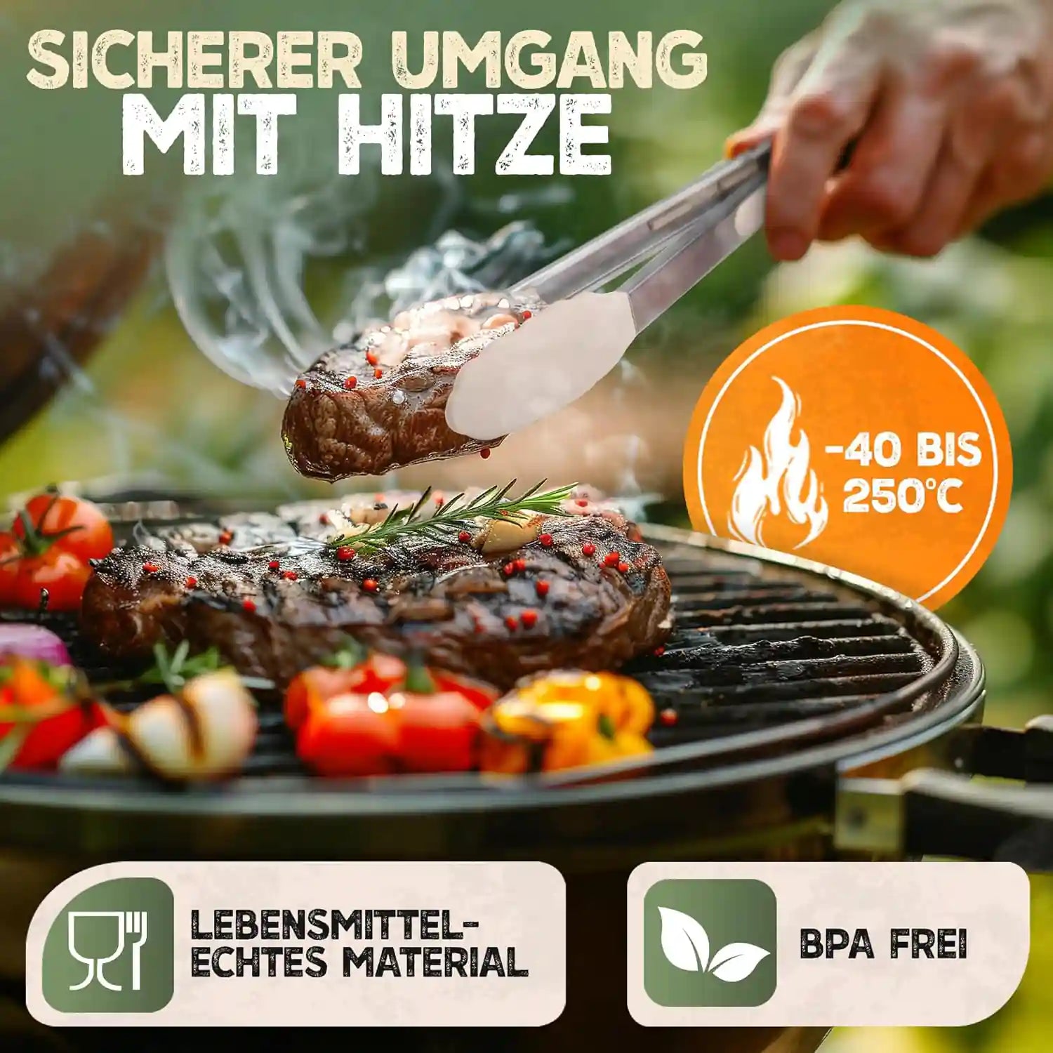 Küchenzange 2er-Set