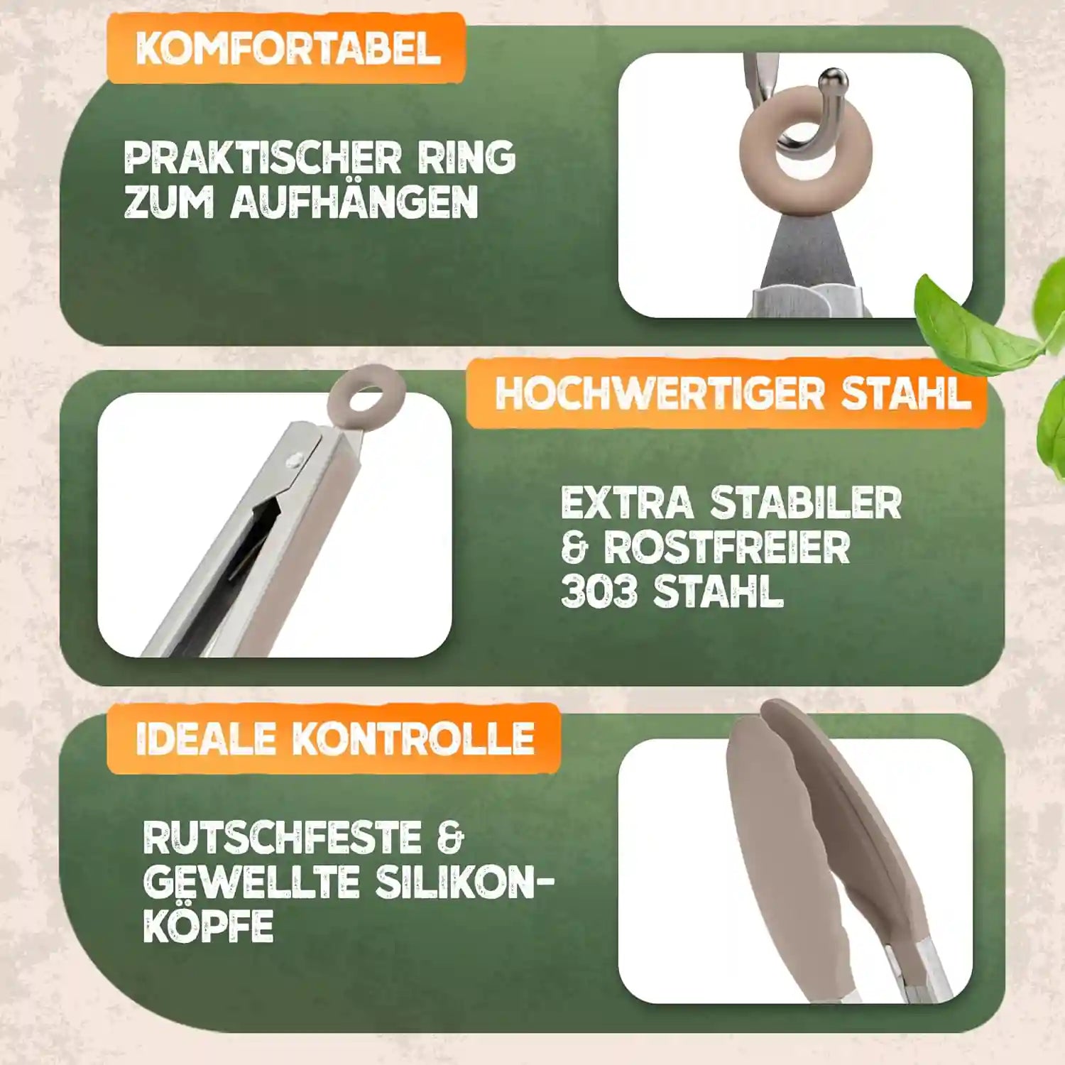 Küchenzange 2er-Set