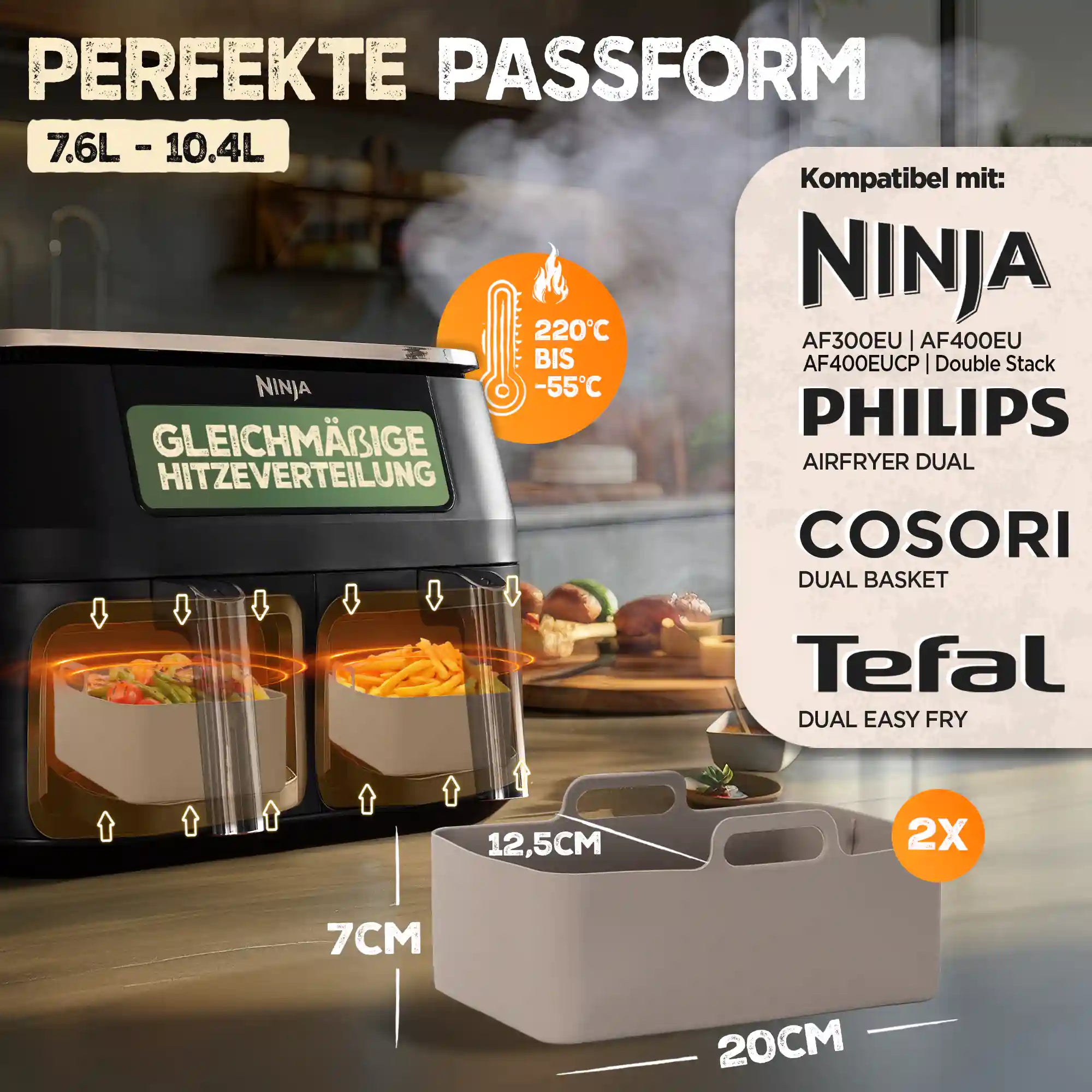 XL Zubehör-Set für Ninja Foodi 12tlg.