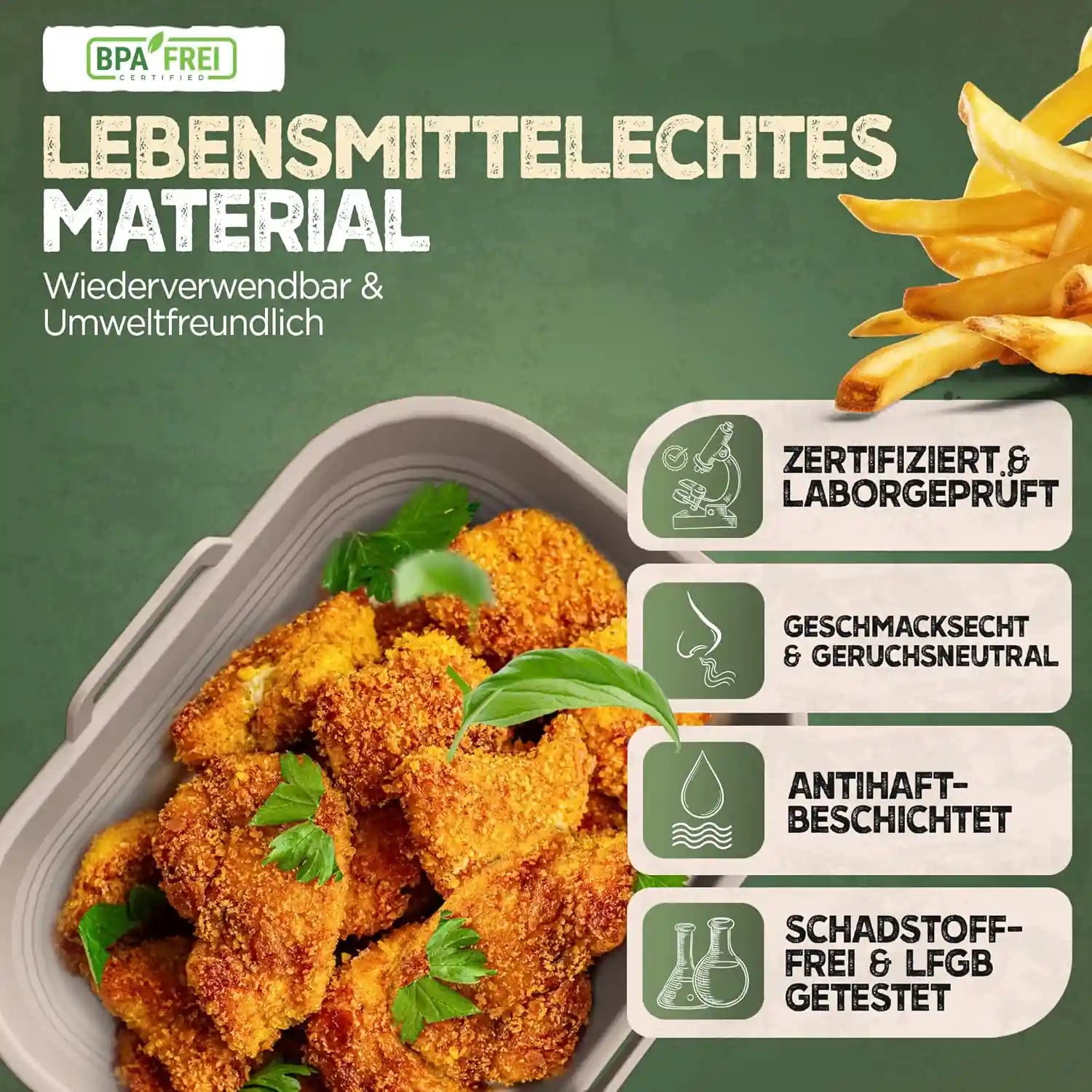 2er Set Silikonform Faltbar für Dual Zone