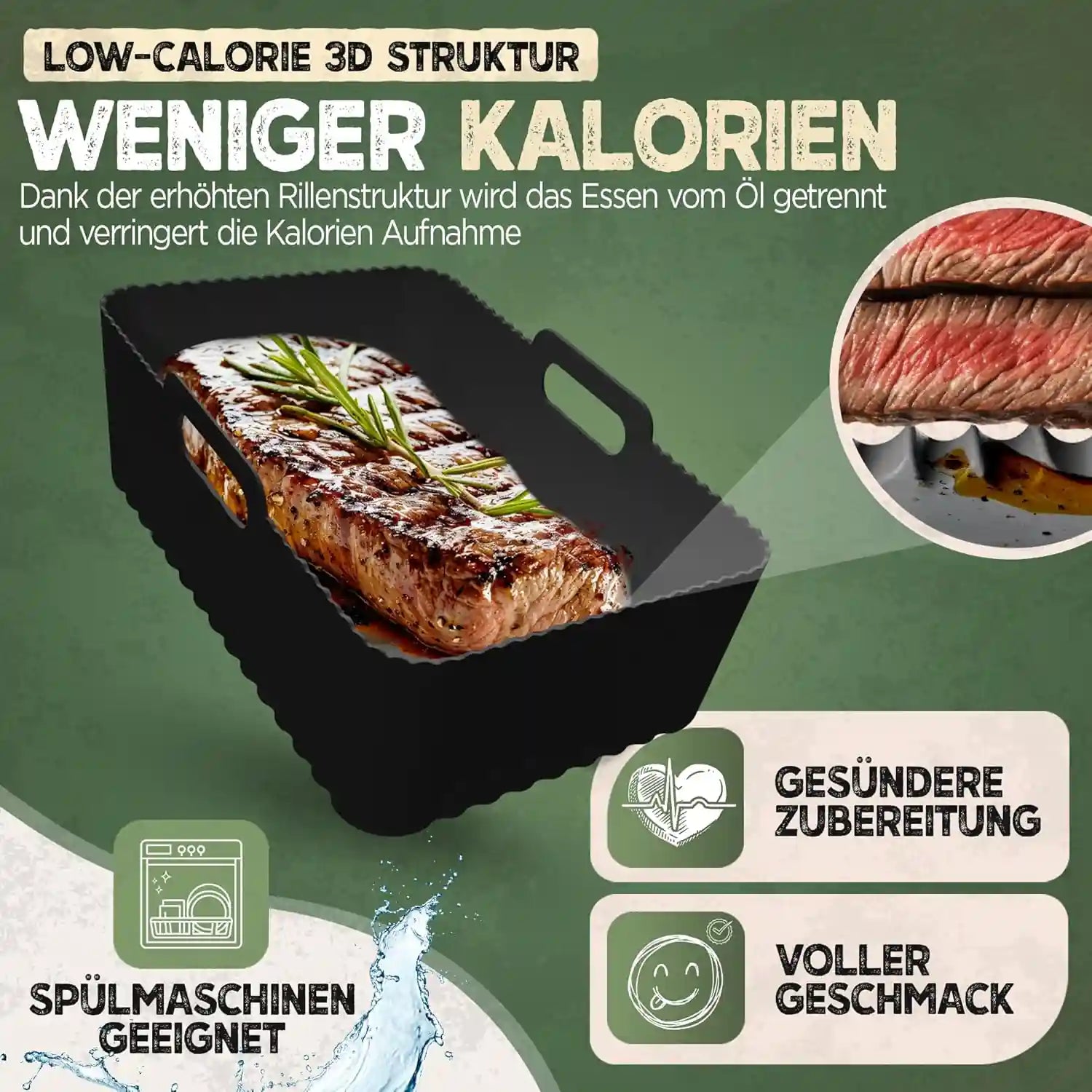 2er Set Silikonformen - Dual Zone