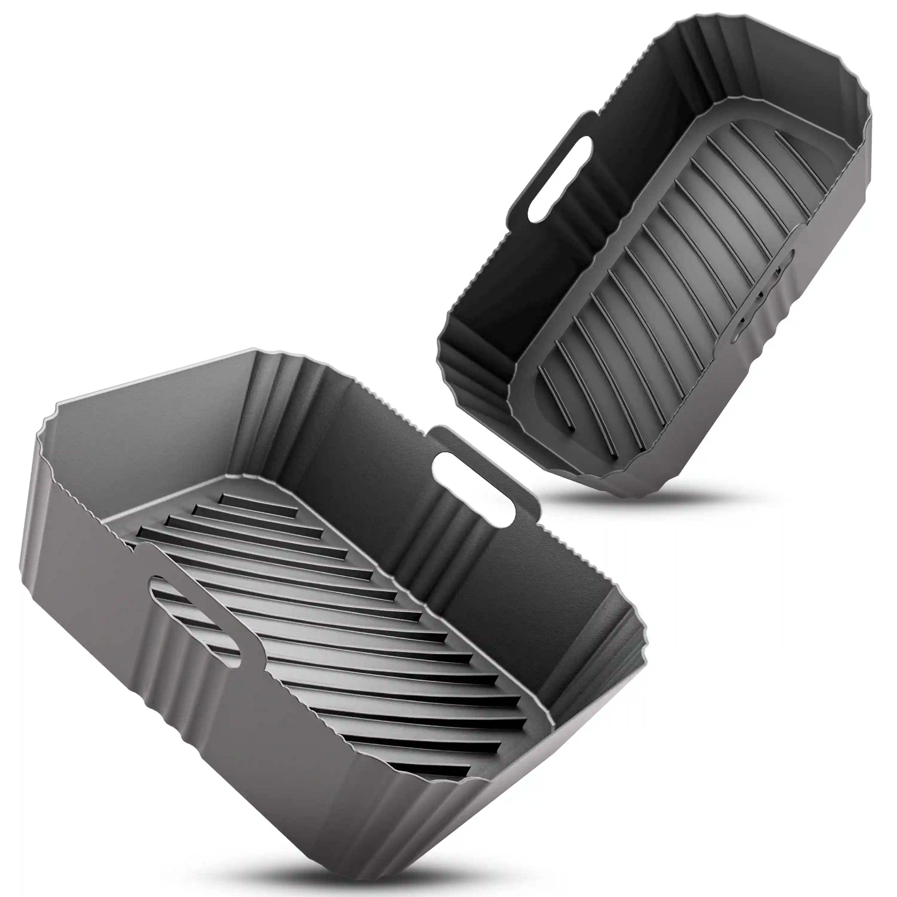 2er Set Silikonform Philips Dual Basket Airfryer 3000 & 5000 Serie