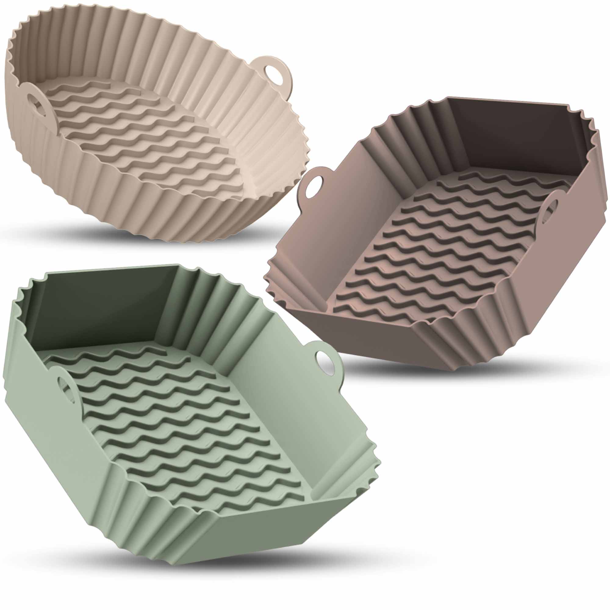 3er SET Silikonformen