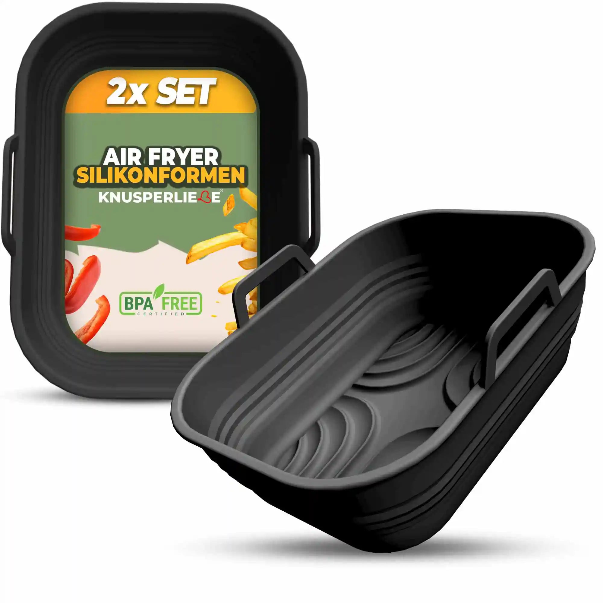 2er Set Silikonform Faltbar für Dual Zone