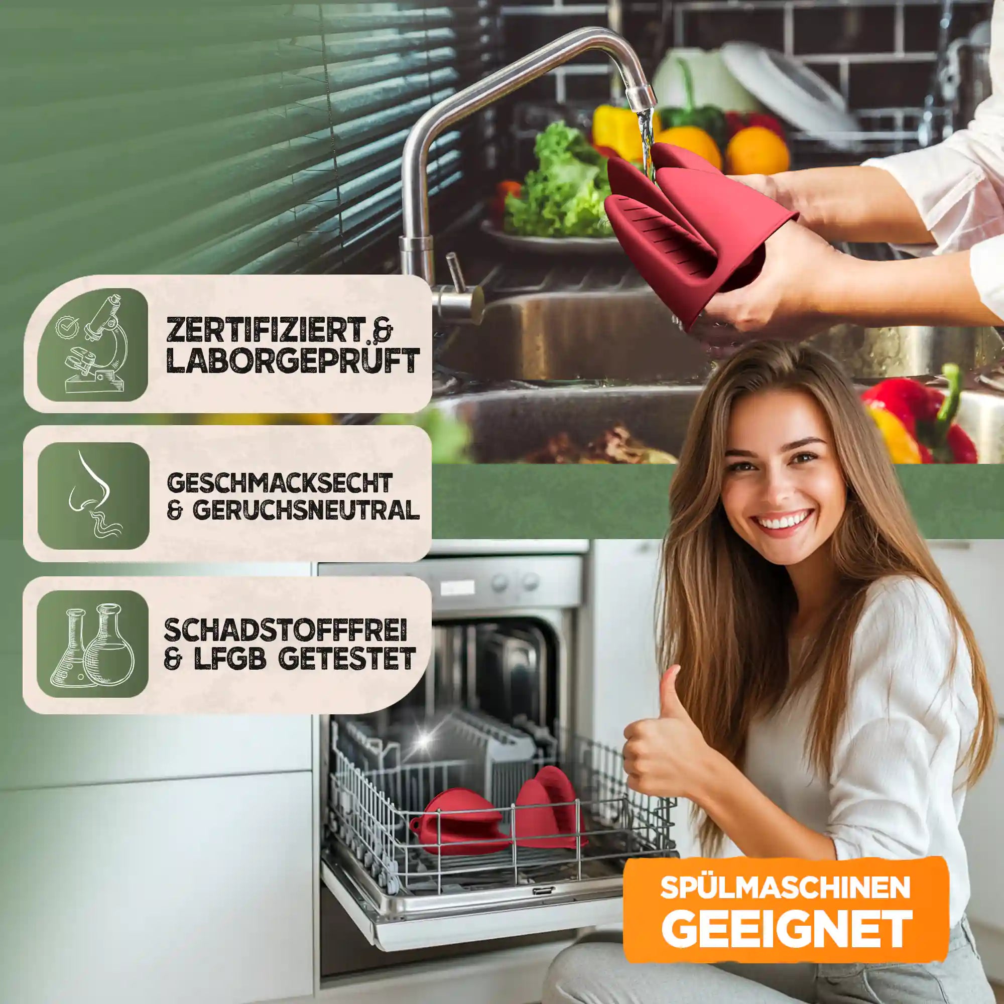 Ofenhandschuhe 2er Set