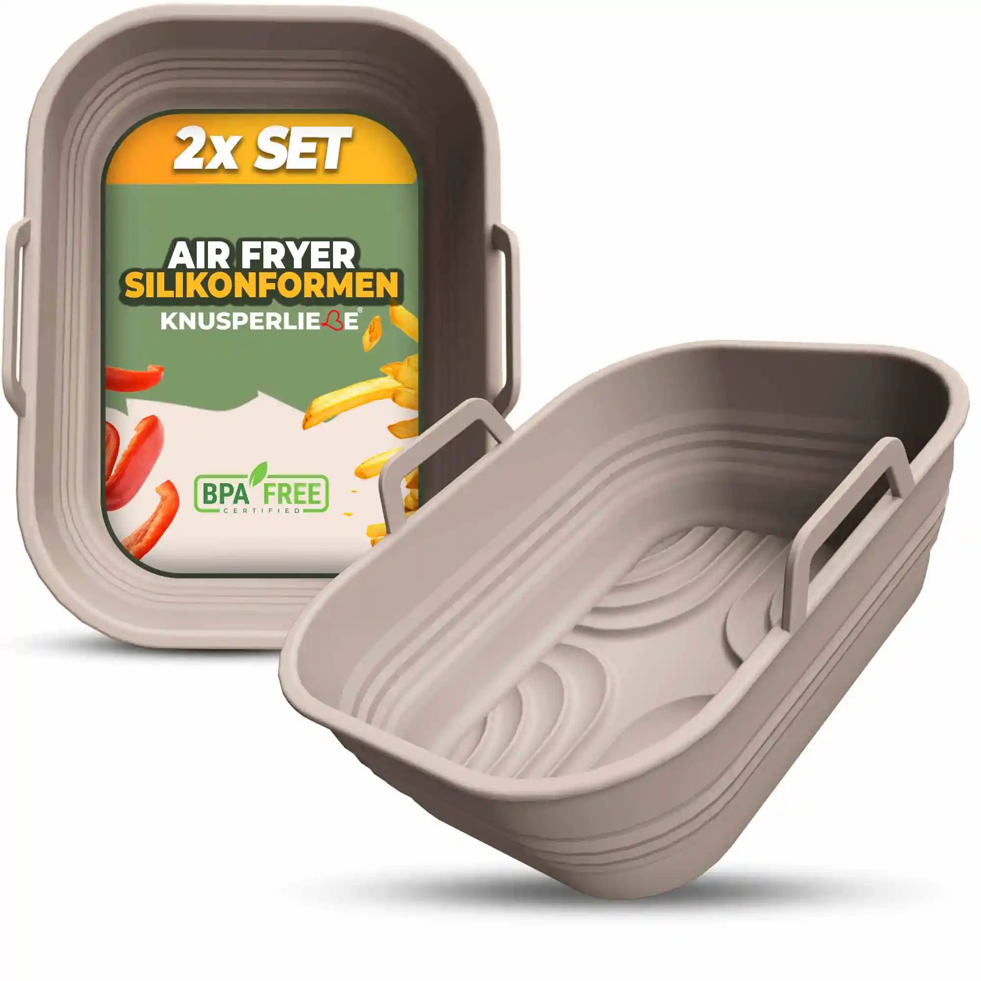 2er Set Silikonform Faltbar für Dual Zone