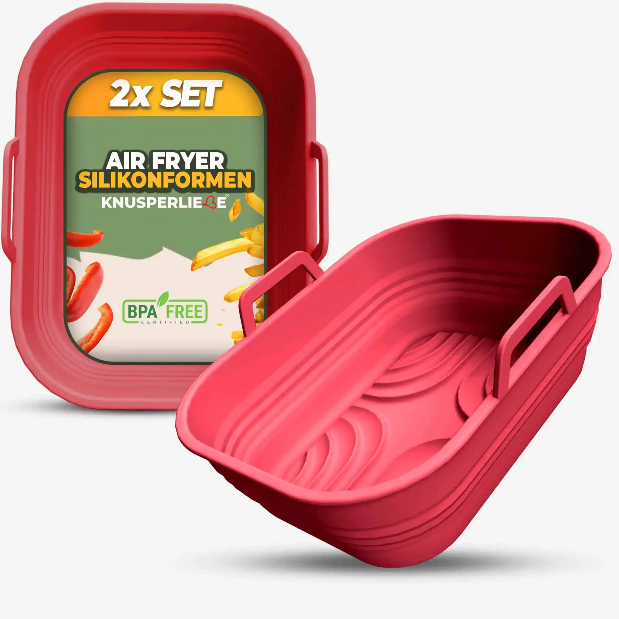 2er Set Silikonform Faltbar für Dual Zone