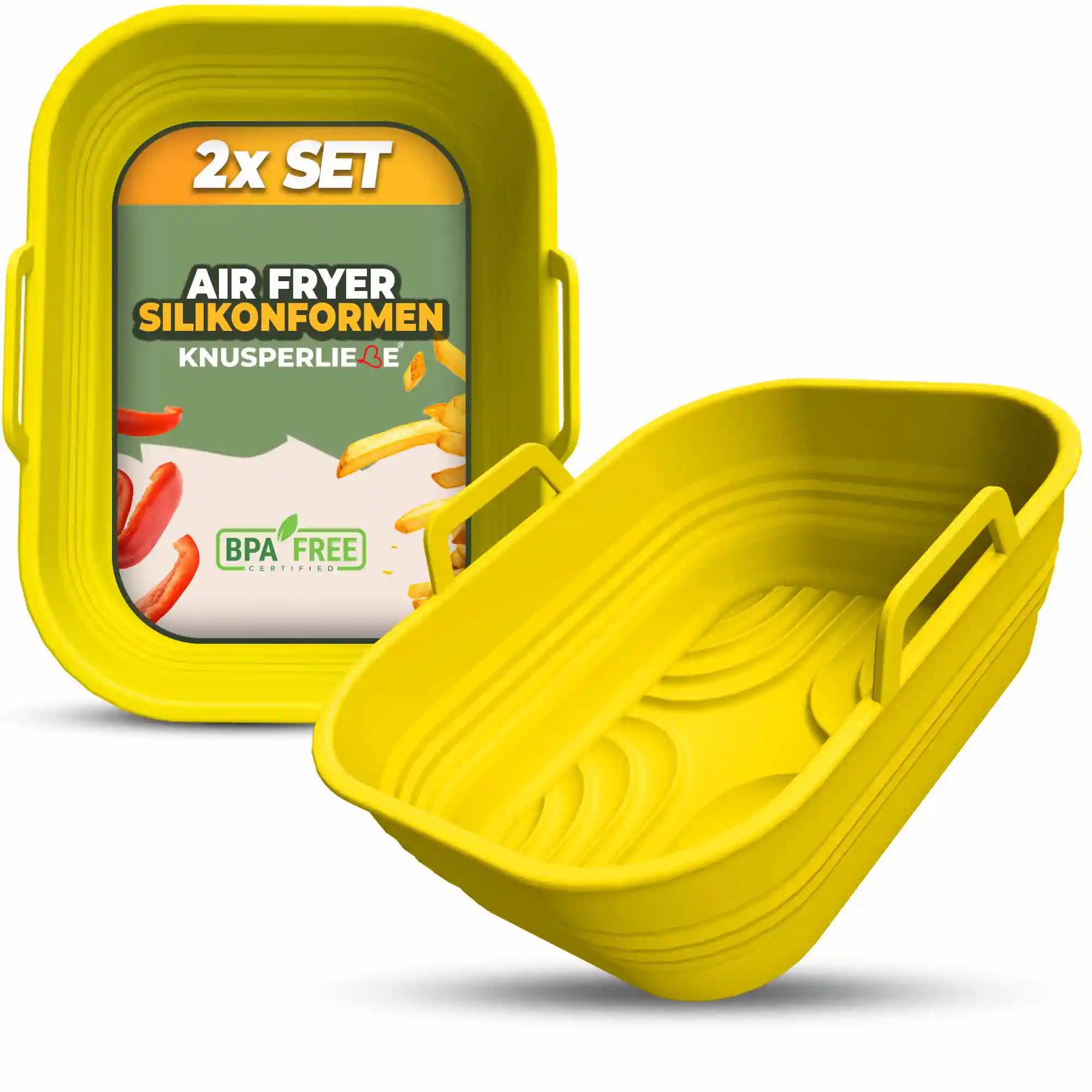 2er Set Silikonform Faltbar für Dual Zone