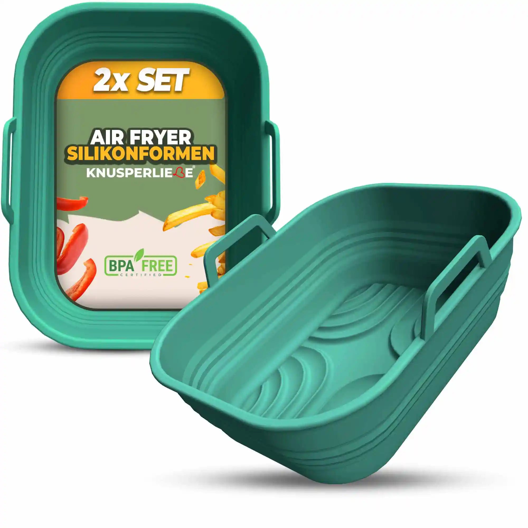 2er Set Silikonform Faltbar für Dual Zone