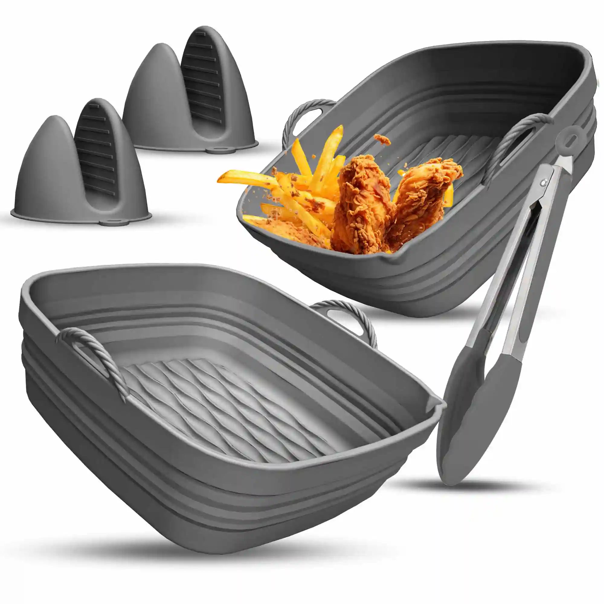 Starter-Bundle faltbar für eckige Heißluftfritteusen