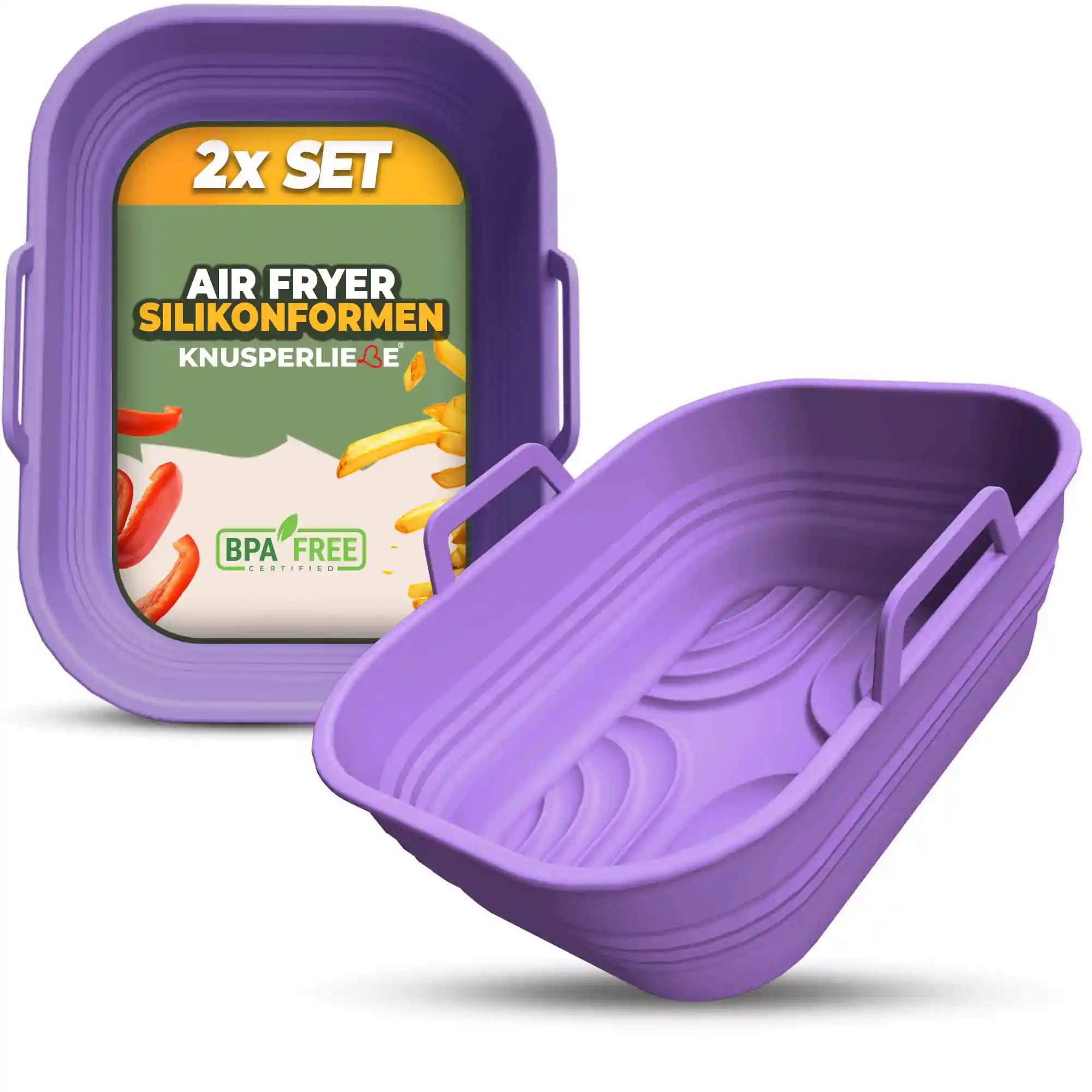 2er Set Silikonform Faltbar für Dual Zone