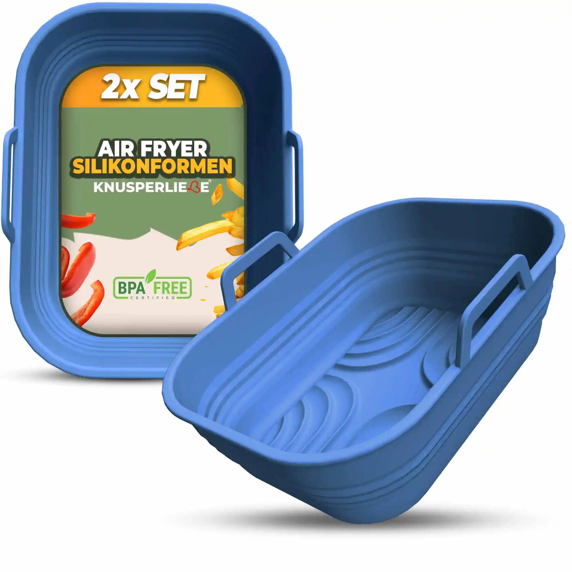 2er Set Silikonform Faltbar für Dual Zone