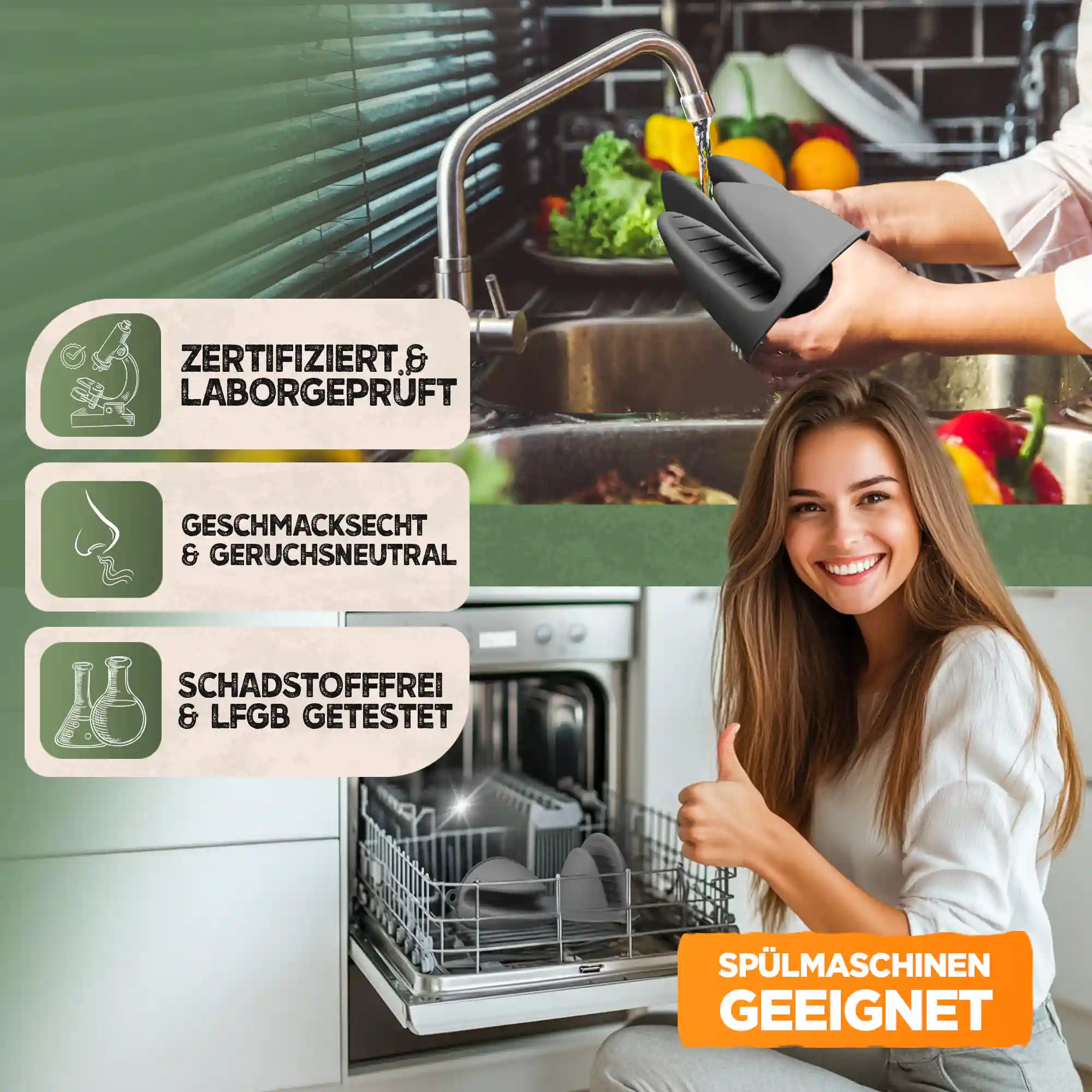 Ofenhandschuhe 2er Set