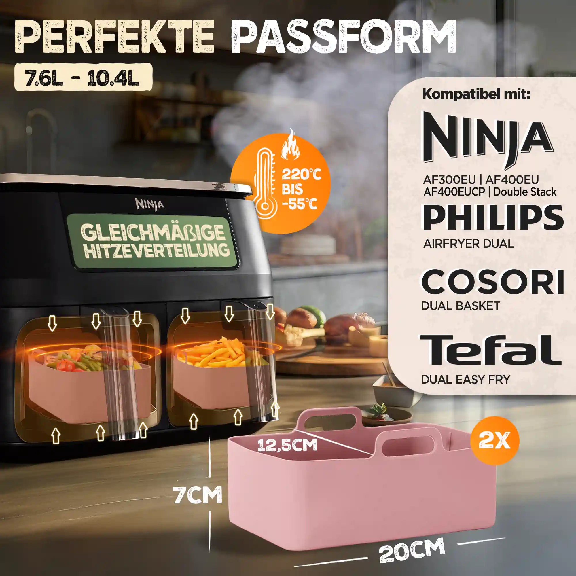 XL Zubehör-Set für Ninja Foodi 12tlg.