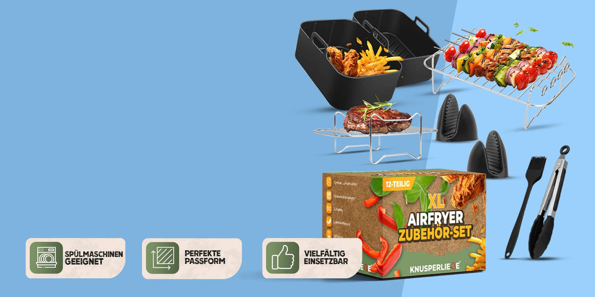 Airfryer Zubehör-Sets von KNUSPERLIEBE